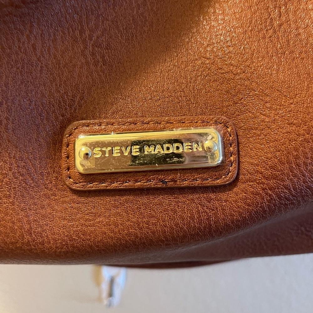 EUC Steve Madden Tan/Brown Satchel - Picture 2 of 10